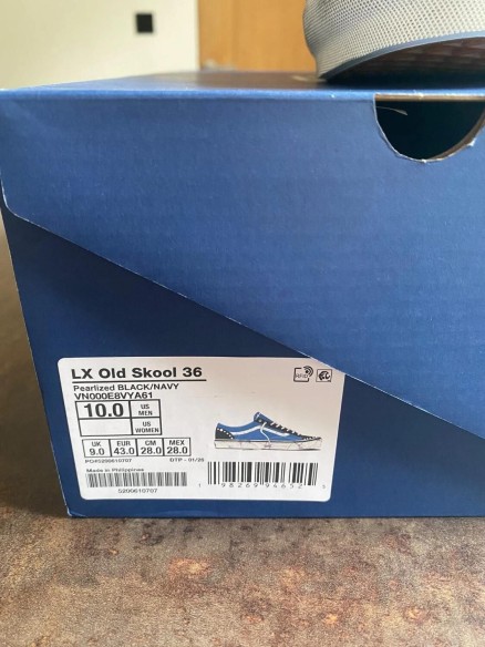Vans Pearlized Old Skool 'Black Navy' 43 - New