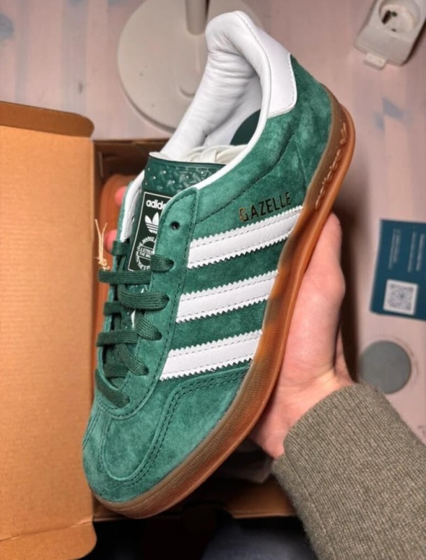 adidas gazelle indoor collegiate green taille 40,5