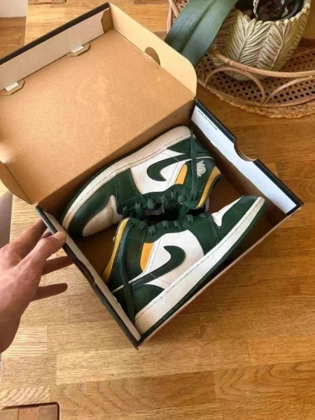 Air Jordan 1 mid sonics vert et jaune 36,5