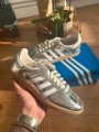 adidas samba og silver metallic cracked 39
