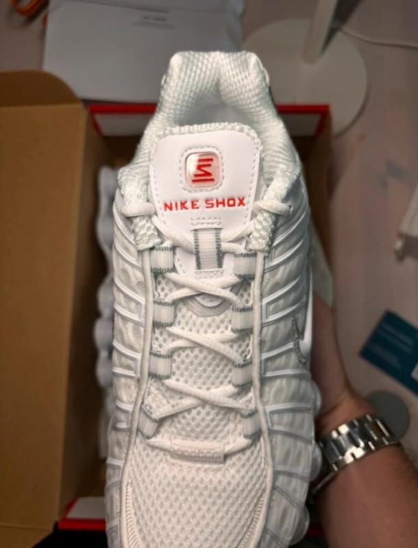 Nike Shox TL White metallic silver taille 43 2