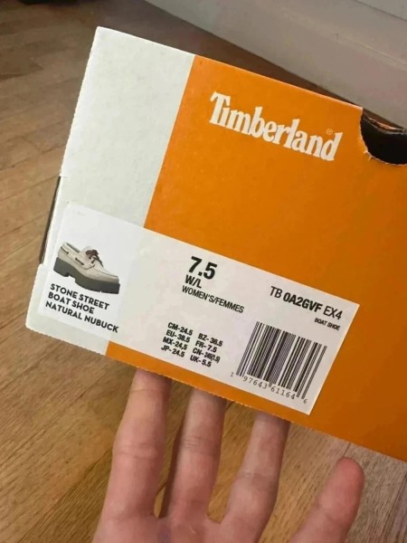 Chaussure bateau Timberland stone street blanc femme