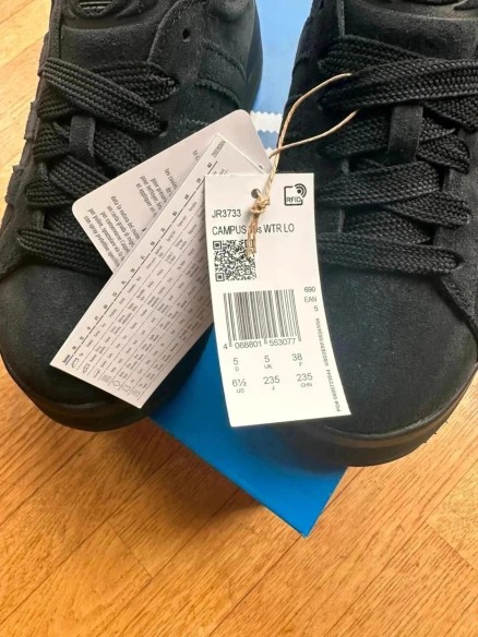 adidas campus 00s winter low noir