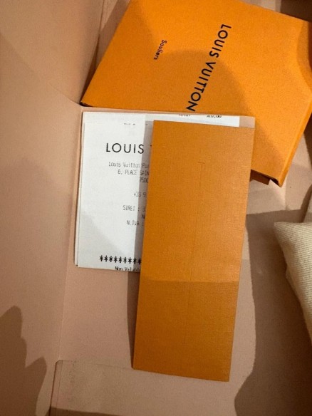 Louis Vuitton LV Trainer Signature 54 noir et blanche taille 8,5 43-44