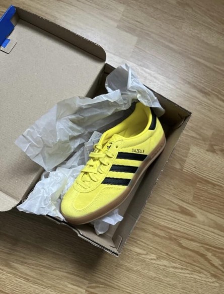 adidas gazelle indoor jaune et noir