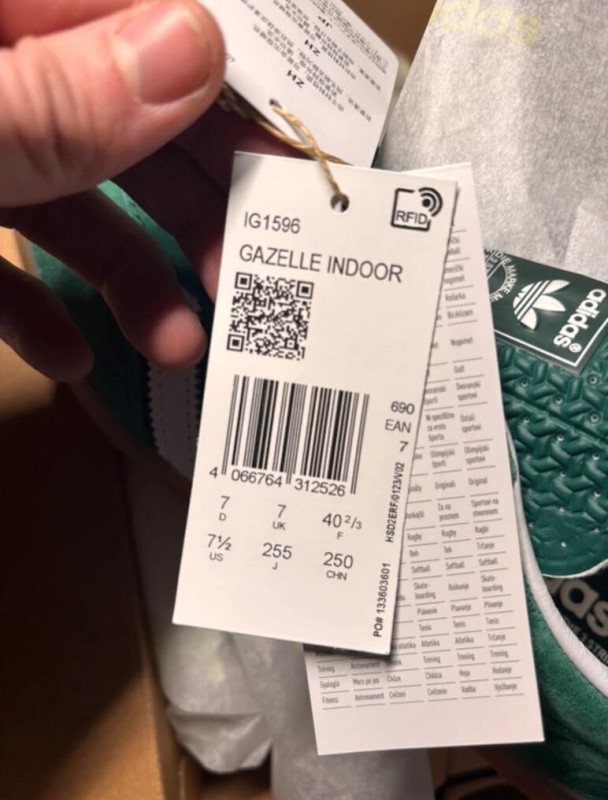 adidas gazelle indoor collegiate green taille 40,5 2