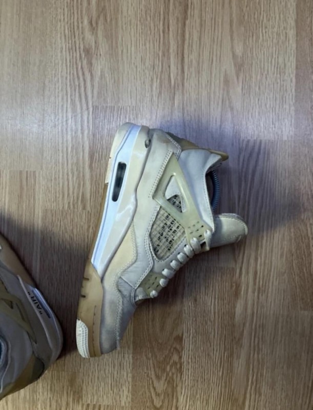 Air Jordan 4 off white sail 2