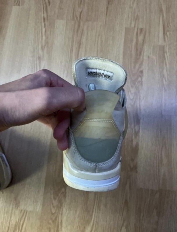 Air Jordan 4 off white sail 2