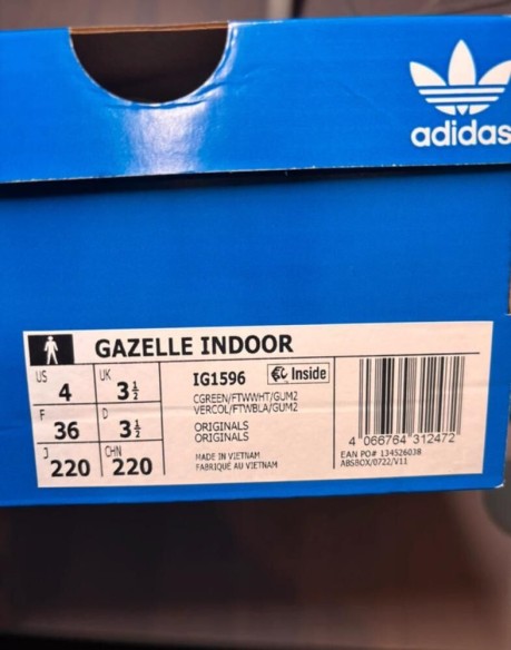 adidas gazelle indoor collegiate green taille 36