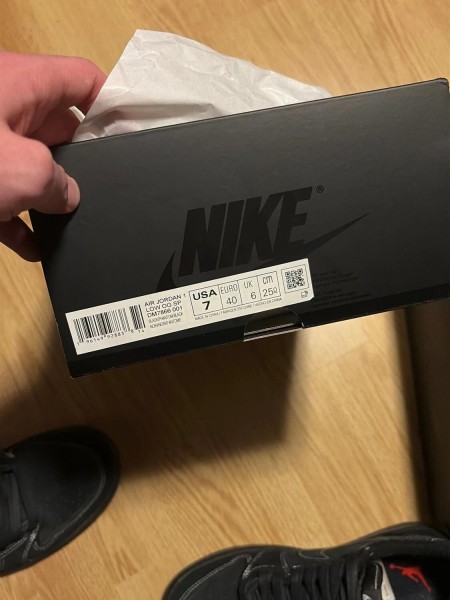 Nike air Jordan 1 low Travis Scott phantom taille 40