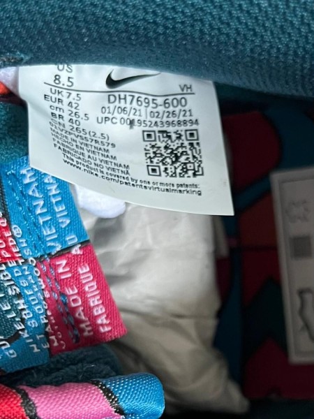 Nike sb dunk low parra abstract art