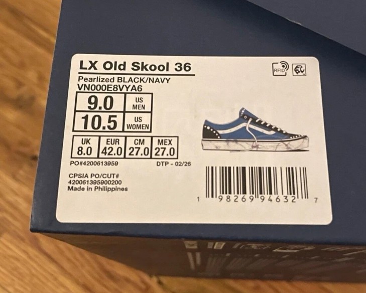 Vans LX Old Skool 36 Pearlized - neuf - 42