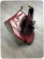 Boots Dr. Martens cuir bordeaux - taille 37