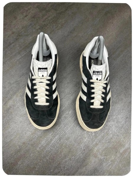 adidas gazelle bold plate-forme black white / taille 36 2/3