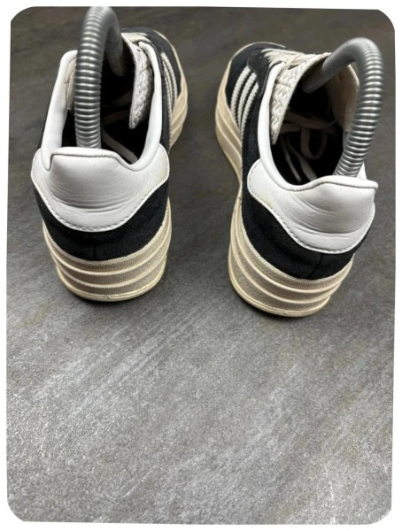 adidas gazelle bold plate-forme black white / taille 36 2/3