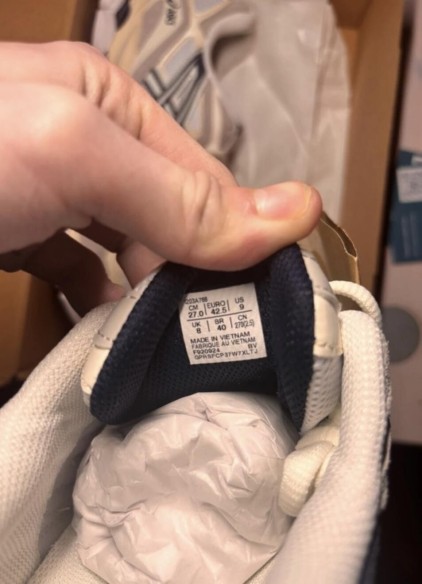 asics gel nyc beige navy taille 42,5