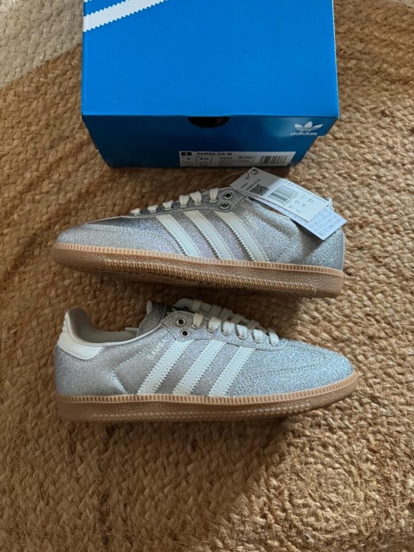 adidas samba shine silver metallic - taille 37 2