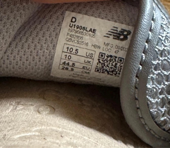 New balance 1906L - taille 44,5