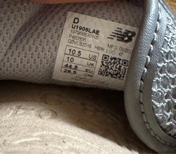 New balance 1906L - taille 44,5