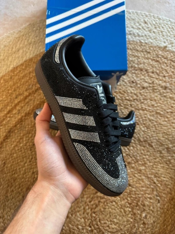 adidas samba rhinestone black - taille 38,5