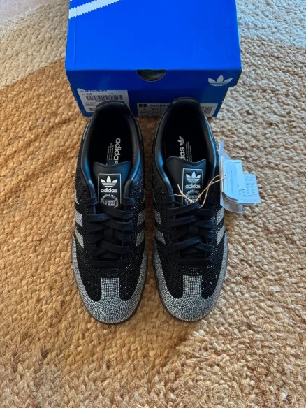 adidas samba rhinestone black - taille 38,5