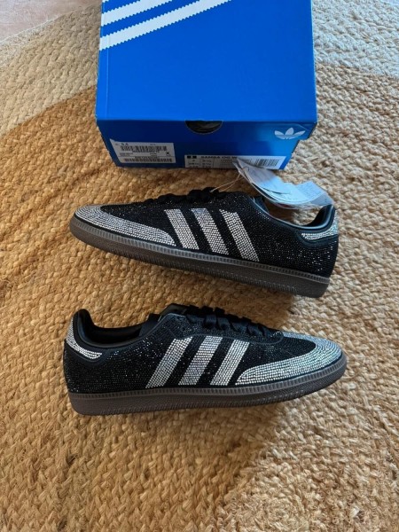 adidas samba rhinestone black - taille 38,5