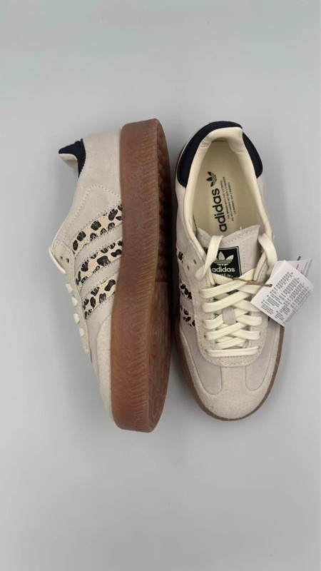 Adidas samba leopard cream white black gum leopard / leopard / crème / beige leopard - 37 2