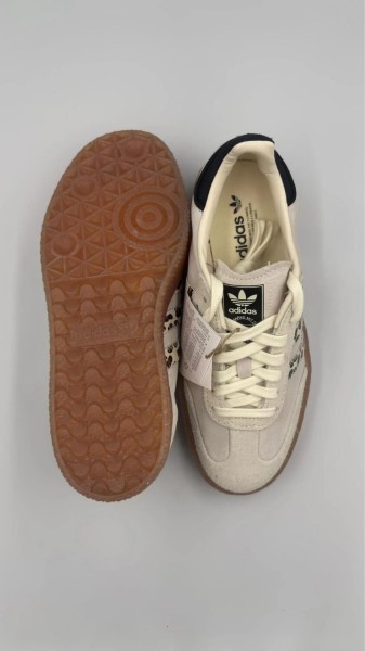 Adidas samba leopard cream white black gum leopard / leopard / crème / beige leopard - 37