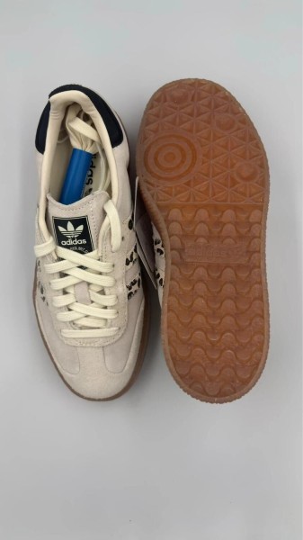 Adidas samba leopard cream white black gum leopard / leopard / crème / beige leopard - 37
