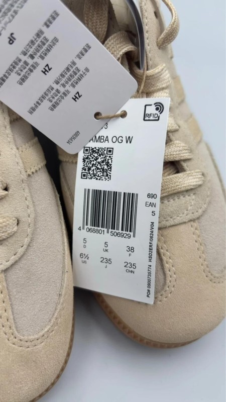 Adidas samba og sand strata wonder white / beige sable / blanche crème - 38 2