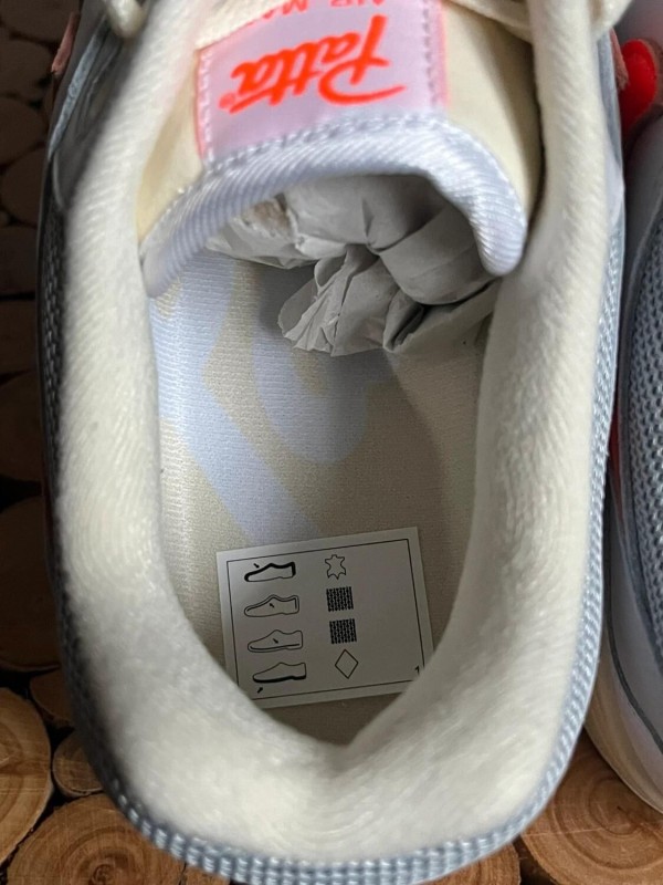 Nike air max 1 x Patta White hyper crimson pure platinum neuve taille 45 2