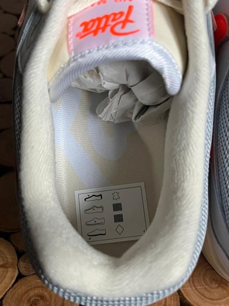 Nike air max 1 x Patta White hyper crimson pure platinum neuve taille 45