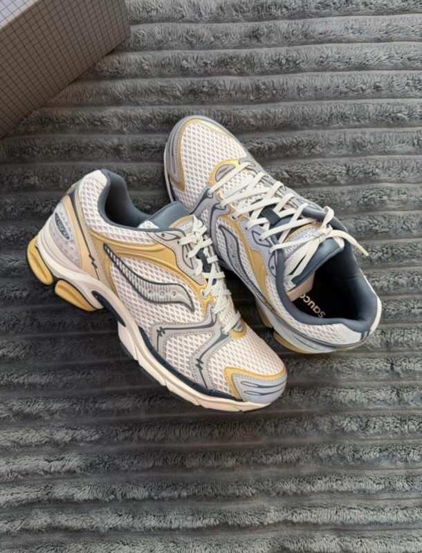 Saucony Progride 9 Jaune Gris Bleu Yellow Safran Grey - 44