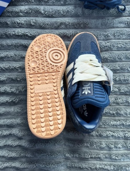 adidas Samba XLG Navy Bleu Marine Beige Jean - 39