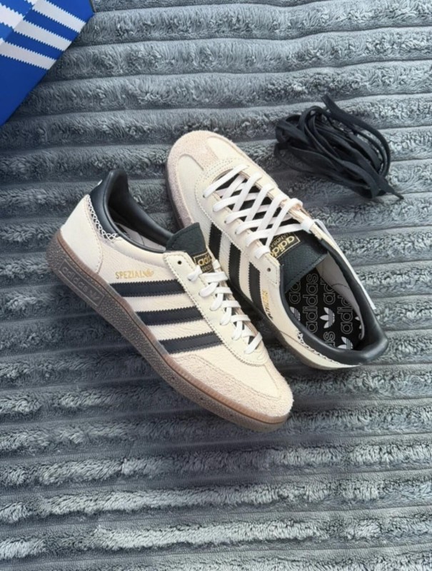 adidas handball spezial cream black beige off white gum chalky - 38