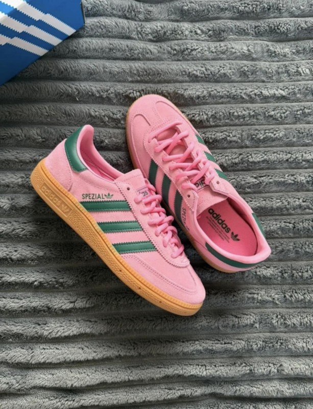 adidas handball rose pink green vert foncé - 37