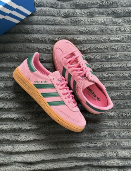 adidas handball rose pink green vert foncé - 37