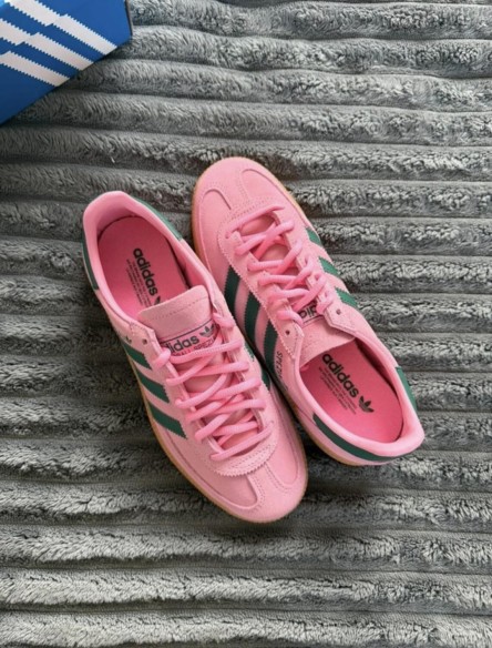 adidas handball rose pink green vert foncé - 37,5