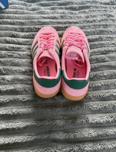 adidas handball rose pink green vert foncé - 37