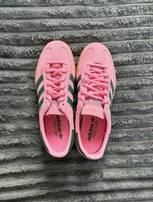 adidas handball rose pink green vert foncé - 37,5 2