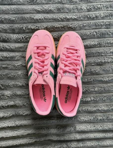 adidas handball rose pink green vert foncé - 37,5