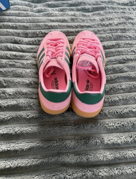 adidas handball rose pink green vert foncé - 37,5