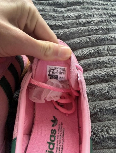 adidas handball rose pink green vert foncé - 37,5