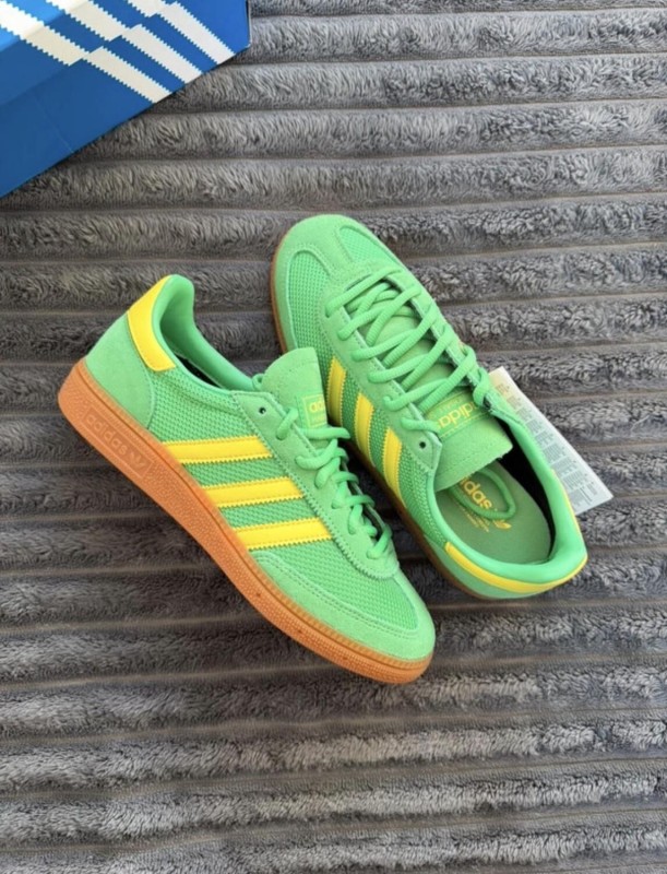 adidas handball spezial bresil jaune vert - 38,5