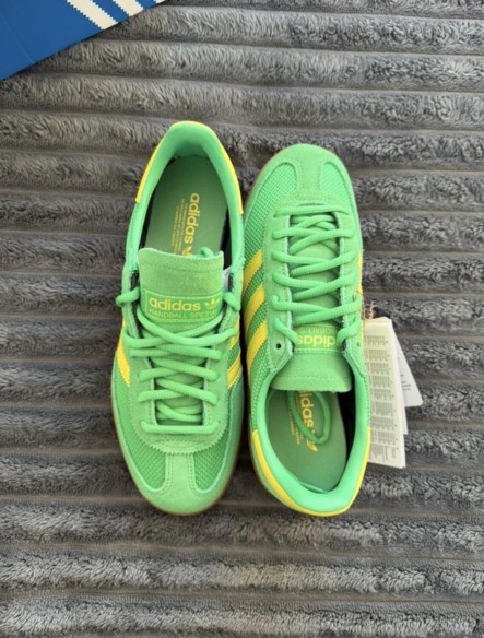adidas handball spezial bresil jaune vert - 38,5