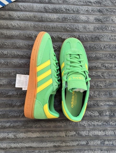 adidas handball spezial bresil jaune vert - 38,5