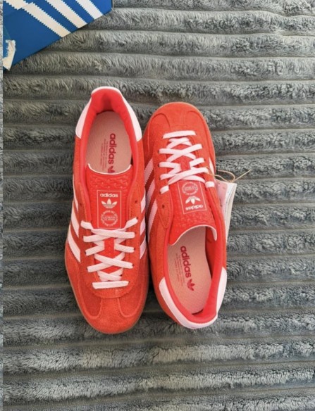 adidas gazelle indoors better scarlet pink bright red rose - 38