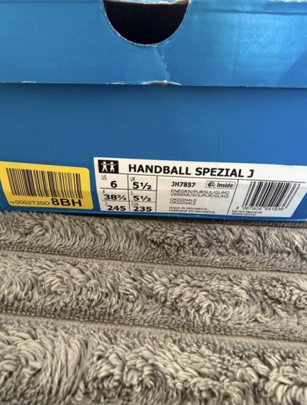 adidas handball spezial bresil jaune vert - 38,5