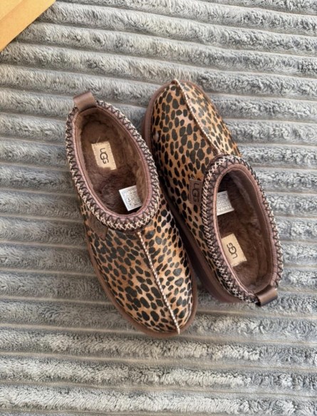 UGG Tazz Leopard Burnt Cedar Marron Hickory - 39