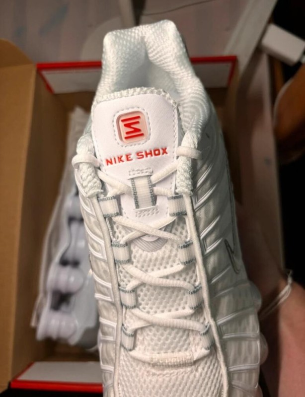Nike Shox TL White metallic silver taille 46 2